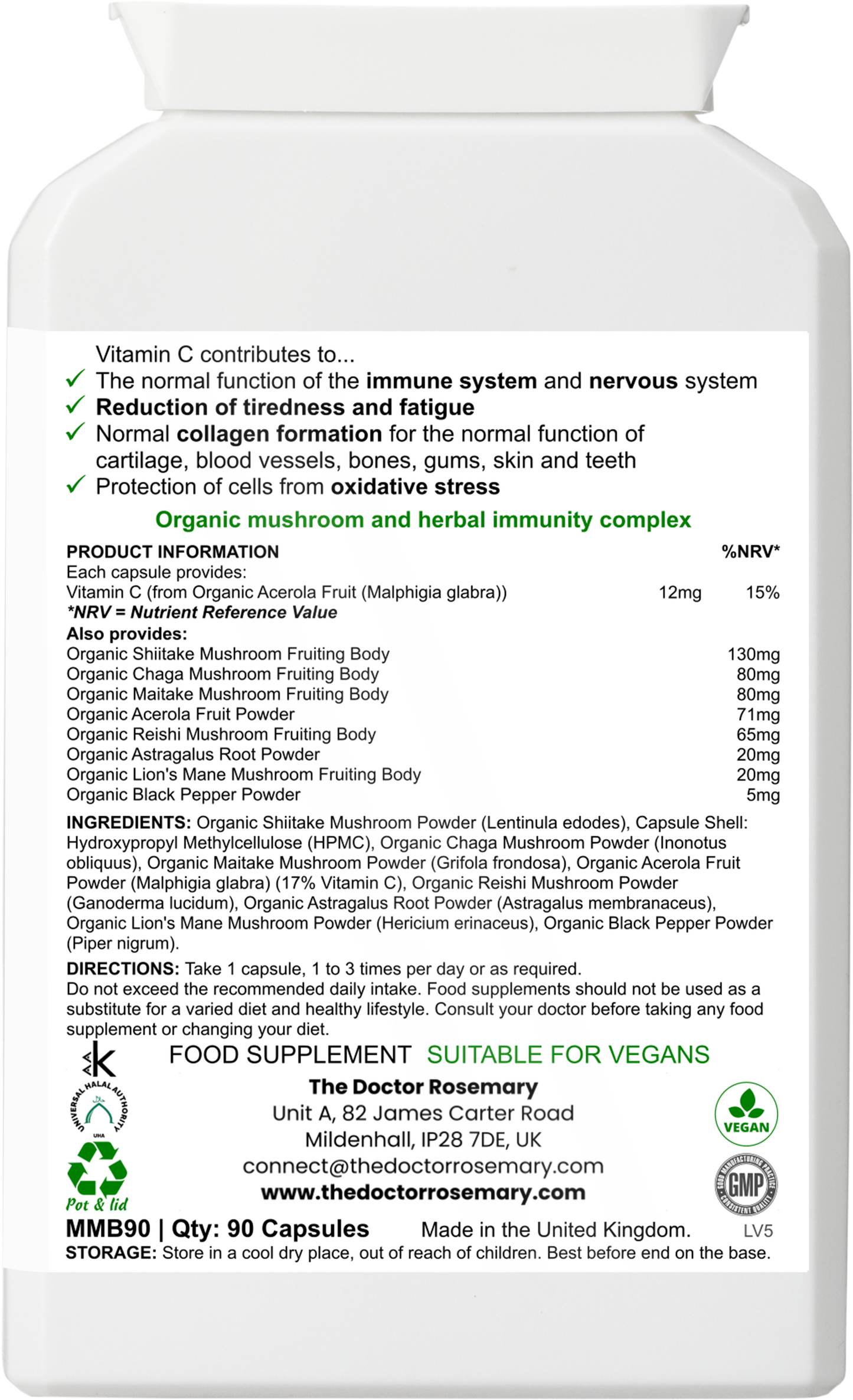 Myc-Immune Mushroom Complex